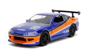 JAD34446 - Voiture du film Fast and Furious - NISSAN Silvia S15 de 2001 couleur bleu et orange