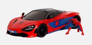 JAD35764 - Voiture MARVEL avec figurine Spiderman - McCLAREN 720S