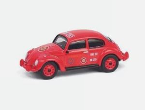 GREEN36110-F - Voiture sous blister de la série CLUB VEE-DUB - VW Classic Beetle de couleur rouge