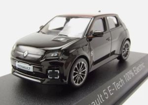 NOREV510554 - Voiture de 2025 couleur noir - RENAULT 5 E-Tech 100% Électrique 2025