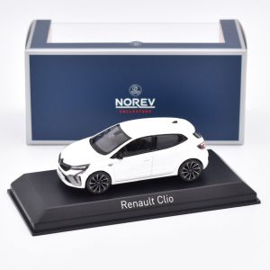 NOREV517578 - Voiture de 2024 couleur blanche - RENAULT Clio Esprit Alpine