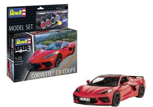 REV67714 - Maquette avec peinture à assembler – CORVETTE C8 coupé