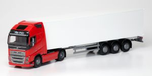 EMEK81135 - Camion rouge avec remorque 3 essieux – VOLVO FH16 750 Globettrotter XL 4x2