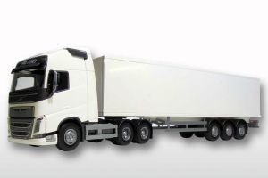 EMEK81232 - Camion avec remorque de couleur blanc – VOLVO FH04 6x4