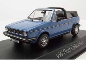 NOREV840069 - Voiture cabriolet de 1981 couleur bleu – VW golf