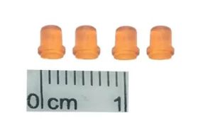 GF-ACC-10 - Accessoire - hauteur 3.5mm et Diamétre 2.5mm - 4 petites balises de couleur orange