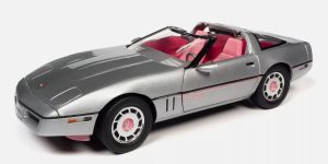 AWSS142 - Voiture de 1986 couleur grise et rose - BARBIE - CHEVROLET Corvette