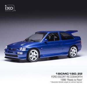 IXO18CMC180.22 - Voiture de couleur bleu métallisé de 1996 - FORD Escort RS1 Cosworth