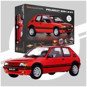 IXC.PEU.FK - Voiture en KIT de couleur rouge - 720 pièces - PEUGEOT 205 1.9 GTI