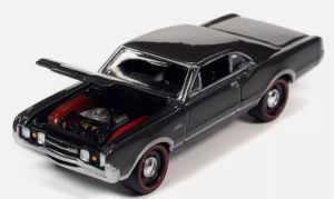 JLMC031B-C - Voiture sous blister de la série MUSCLE CARS - OLDSMOBILE 442 W-30 1967 gris