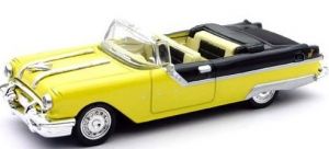 NEW48013Q - Voiture cabriolet PONTIAC Starchief de 1955 couleur jaune