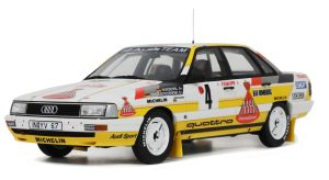 OT439 - Voiture du rallye de Monte Carlo 1987 - AUDI 200 Quattro Blanc