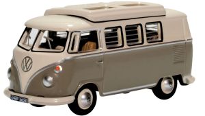 OXF76VWS006 - Van Camper de couleur marron et beige – VW T1